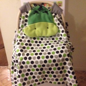 Giraffe infant Carrier Cover reversible